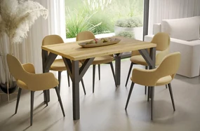 Stół rozkładany BALTIKA 130(240)x90 dąb natura ENDO