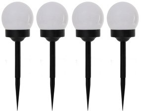 Lampy solarne ogrodowe, 4 szt.