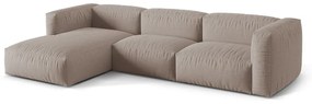Beżowy narożnik modułowy (lewostronny) Martina – Micadoni Home