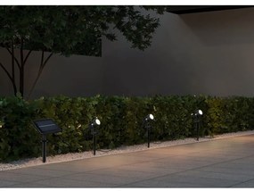 Lampa zewnętrzna wbijana LED solarna Obidos – Trio