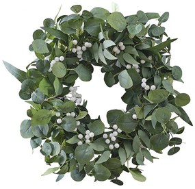 Wieniec na drzwi EUCALYPTUS Ø50 cm zielony