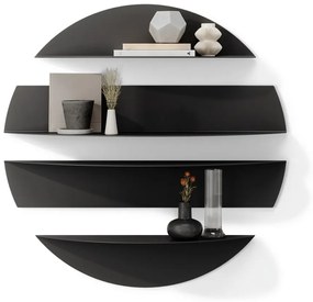 Czarne metalowe półki zestaw 4 szt. 76 cm Solis – Umbra