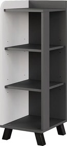 Szafka Midi antracyt/biały 30x35x90 karen