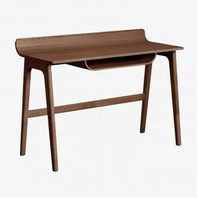 Biurko 120x50 Cm Z Drewna Colman Wenge - Sklum