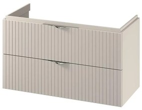 Cersanit S1015-013 - Wisząca szafka łazienkowa pod umywalkę TIRSO 100x45 cm beżowa