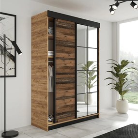 Szafa Przesuwna LAMARO 167 Dąb Craft/Old Style