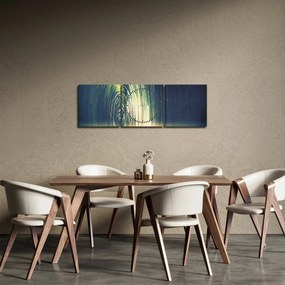 Obraz - Centrum wszechświata (z zegarem) (90x30 cm)