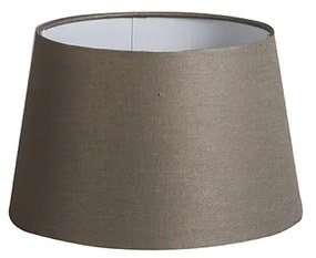 Abażur z lnu taupe 25/16