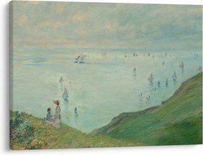 Obraz - Henri Fantin-Latour, Cliffs at Pourville, reprodukcje (70x50 cm)