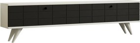 Stolik pod telewizor Alberi White and Anthracite