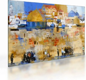 Obraz na szkle - Ściana płaczu, Jerozolima, Izrael (70x50 cm)
