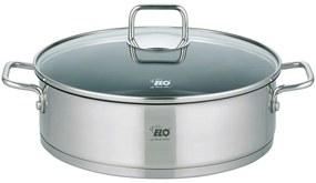 Elo 72438 Garnek ze stali nierdzewnej ze szklanąpokrywką Citrin 28 cm