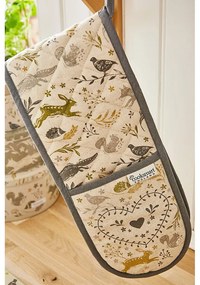 Podwójna bawełniana rękawica kuchenna Cooksmart ® Woodland