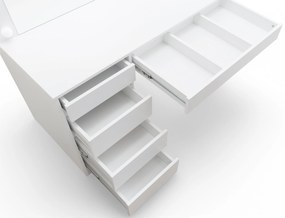 Toaletka Velinio XL 120 cm - biały