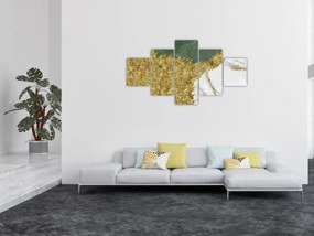 Obraz - Zielony marmur N⁰2 (125x70 cm)