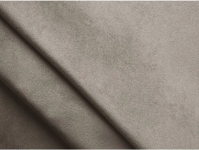 Jasnobrązowy aksamitny narożnik (prawostronny/z szezlongiem) Lani – Makamii