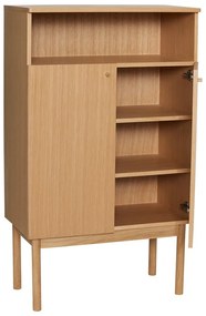 Szafka w dekorze dębu w naturalnym kolorze 80x135x42 cm Ulterior – Hübsch