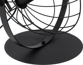 Industrialna lampa stołowa czarna regulowana - Hanze