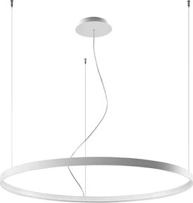 Biała lampa wisząca pierścieniowa M9-B47