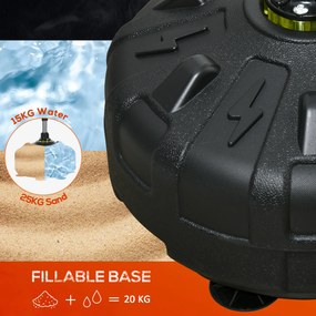 SPORTNOW Piłka treningowa, regulowana wysokość 147-165cm, podstawa do napełniania, Stal, Czerwony+Czarny+Biały