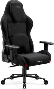 Fotel gamingowy materiałowy Diablo X-One Prime Normal Size, Burned Black
