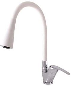 RAV Slezák SA006.0/13CB - Bateria zlewozmywakowa SAZAVA 35,6 cm biały/błyszczący chrom