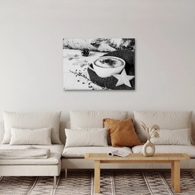 Obraz - Zimowe cappuccino (70x50 cm)
