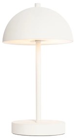 Zewnetrzna Lampa stołowa zewnętrzna biała ładowalna z 3-stopniowym ściemniaczem - Keira Nowoczesny Oswietlenie zewnetrzne