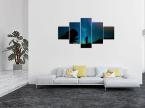 Obraz - Spotkanie pod gwiazdami (125x70 cm)