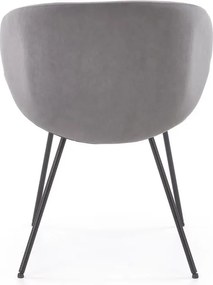 Krzesło do jadalni z profilowanym oparciem K587 Halmar