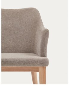 Beżowe krzesła zestaw 4 szt. Croft – Kave Home