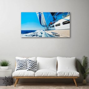 Obraz Canvas Łódka Morze Krajobraz