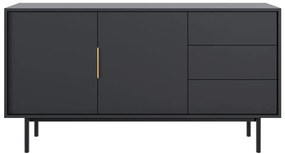 Komoda VIVALA 2D3S, czarna