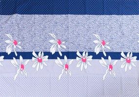 PrzytulneMieszkanie.pl PrzytulneMieszkanie.pl Pościel bawełniana BIAŁE KWIATY szara Rozmiar pościeli: 70 x 90 cm | 140 x 200 cm
