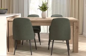 Rozkładany stół do jadalni na czterech nogach Trondheim 44