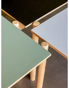 Stół z litego drewna dębowego 107x190 cm Oblique – Hübsch