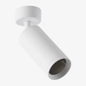 Regulowany Sufitowy Kinkiet Z Aluminium Walid Biała - Sklum