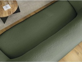 Zielona sofa z materiału bouclé 193 cm Elina – Bobochic Paris