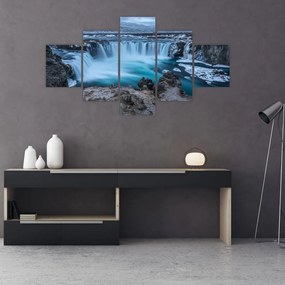 Obraz - Widok na wodospady (125x70 cm)
