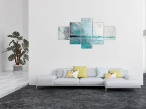 Obraz - Abstrakcyjny obraz olejny (125x70 cm)
