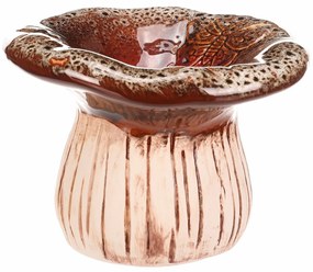 Ceramiczna miseczka do picia Grzyb, 17 x 12 x 17cm, ceramika