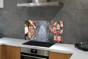 Szklany Panel Świąteczne Wypieki w Mące