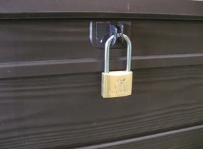 Skrzynia ogrodowa Keter BRIGHTWOOD o pojemności454 l, brązowa
