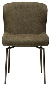 Tapicerowane krzesło w kolorze khaki Glam – DAN-FORM Denmark