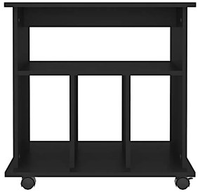 Czarny kontener biurkowy L4-F88