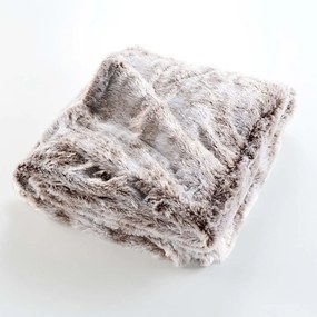 Brązowy koc ze sztucznego futra 180x220 cm Antartic – douceur d'intérieur