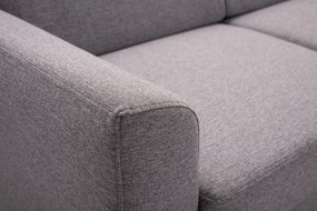 Masseno Narożnik SAPORE z funkcją spania i pojemnikiem na pościel Narozniki L, Rozkładana sofa - Szary, DENVER 18
