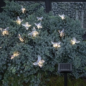 Solarna girlanda świetlna liczba żarówek 15 szt. długość 280 cm Papillon – Star Trading