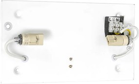 Zestaw 2 nowoczesnych lamp ściennych czarnych - Otan