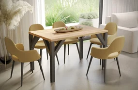 Stół rozkładany BALTIKA 130(240)x90 dąb złoty craft ENDO